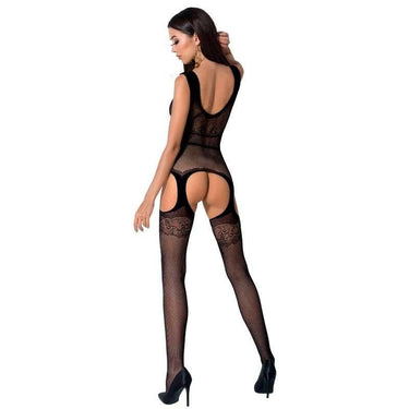 Bodystocking a Rete Nero Aperto Passion, Sexy e Crothless